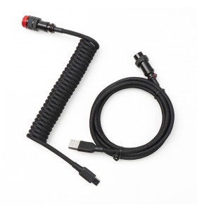5PIN male GX16 aviator to Type-c black wire and usb to 5pin gx16 femalcable set black red aviator